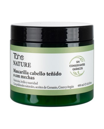 Tahe Nature Maschera per capelli colorata Nutrizione, lucentezza e morbidezza